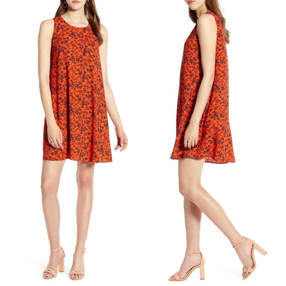 Halogen Floral Print A-Line Summer Sundress